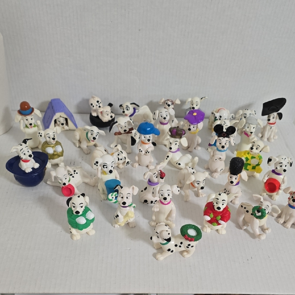 35 Vintage Disney Dalmatian Figurine Collection
